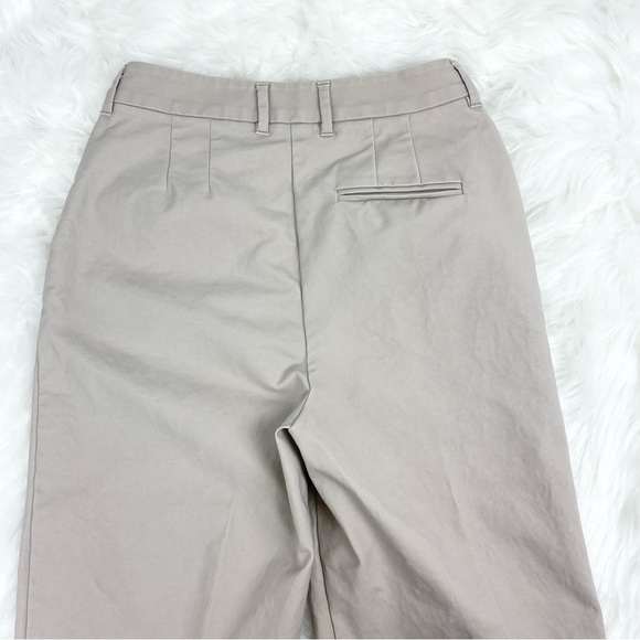OAK + FORT Ankle Crop Khaki Trousers Size 2 - Picture 2 of 9
